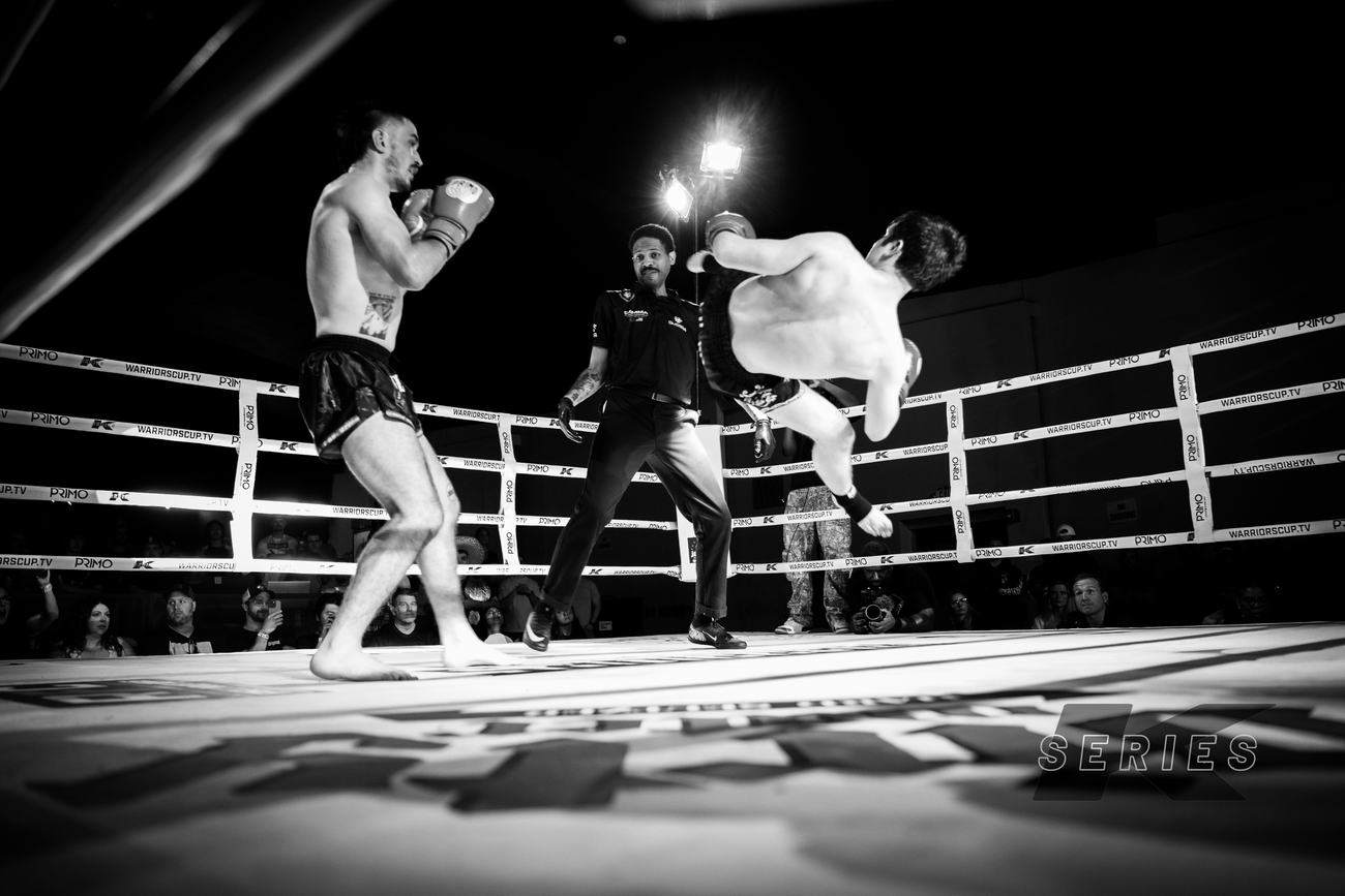 Wide view of the ring from the far corner